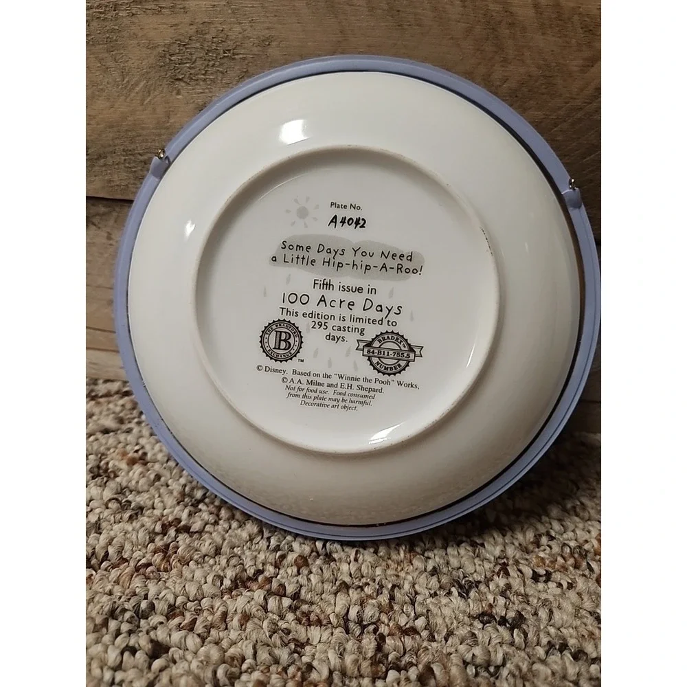Lot Of 4 Pooh Bear & Friends Bradford‎ Exchange Plates